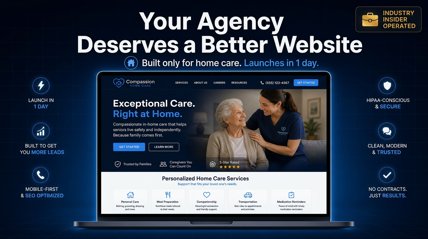 Why a Professional Website Is Essential for Your Home Care Business by Websites for Home Care